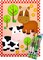 Tiny Mills Farm Animals Coloring Books with Crayons Party Favors with 12 Coloring Books and 48 Crayons